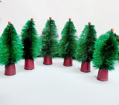 Ascension Generic 4 cm (0.13 ft) Artificial Christmas Tree(Green)