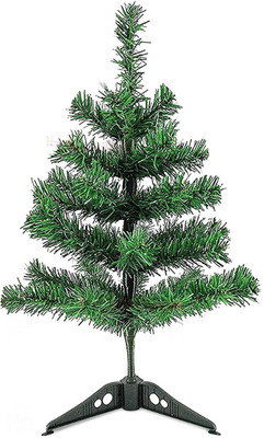 Rozi Decoration Generic 30 cm (0.98 ft) Artificial Christmas Tree(Green)