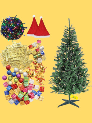 SUNINOW Spruce 150 cm (4.92 ft) Artificial Christmas Tree(Green)