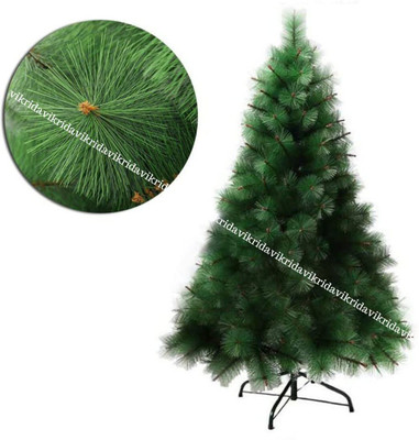 VikriDa Pine 137.16 cm (4.5 ft) Artificial Christmas Tree(Green)