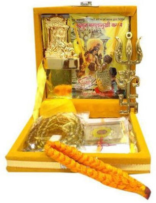 Ozimo Baglamukhi Kavach Brass, Crystal Yantra(Pack of 1)