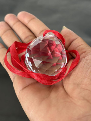 Droppati Enterprises Satin Ribbon Ornament Crystal Yantra(Pack of 1)