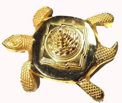 The Himalayan Collections Sumeru Shree Yantra on Tortoise Brass Yantra