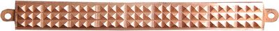 ARUM HANDICRAFT Plus Value Vastu Copper Helix for Vastu Dosh Positive Energy (Strip 81 Pyramid) Copper Yantra(Pack of 1)