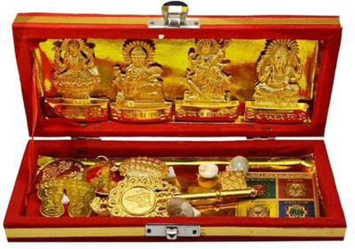 Art N Hub Dhan Laxmi Kuber Bhandari Aluminium Yantra(Pack of 13)