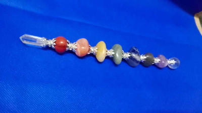 VASTU-SAMADHAN VSP VASTU SAMADHAN 7 CHAKRA GEMSTONE HEALING STICK Crystal Yantra(Pack of 1)