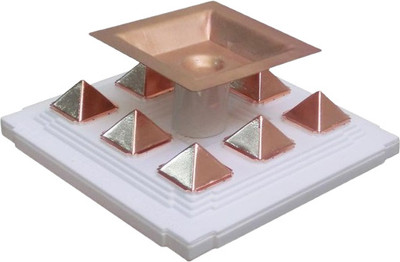 JITEN Fortune Activator By Jiten Pyramid ( For negative energy removal tool) Plastic Yantra(Pack of 1)