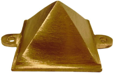 ARUM HANDICRAFT Hanging/Akhand Copper Pyramid Yantra for Vastu Correction/Meditation/Wealth Copper Yantra(Pack of 1)