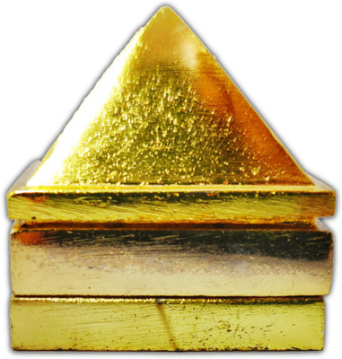 SHASTRADARSHAN Brass 3 Stage Fengshui Vastu Pyramid Set For Home Temple & Office Use. Brass Yantra(Pack of 1)