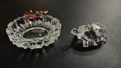 SHATAKAM Sphatik icchapurti kachua crystal yantra Crystal Yantra(Pack of 1)