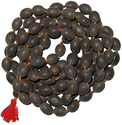 MORMUKUT Natural Kamalgatta Pooja Mala, Lakshmi Pooja Mala (Lotus Seeds), Kamal Gatta Mala for pooja Beads Wood Necklace Stoneware Yantra(Pack of 1)
