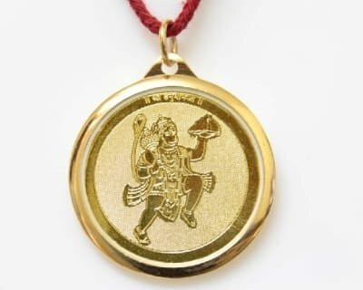 rudrapuja Hanuman Yantra Locket Copper Yantra(Pack of 1)
