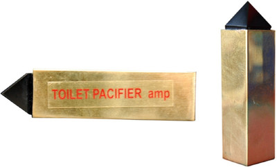 ARUM HANDICRAFT Vastu Toilet Pacifier for Negative Energy Brass Yantra(Pack of 1)