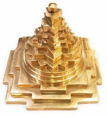 Aanshi shoppe Brass Meru Shree/Shri Yantram for Diwali/Lakshmi Pooja Brass Yantra Brass Yantra(Pack of 1)