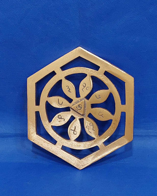 VSP VASTU SAMADHAN VSP VASTU SAMADHAN-8 COPPER BHAUM YANTRA for South & SW Vastu Dosh Brass Yantra(Pack of 1)