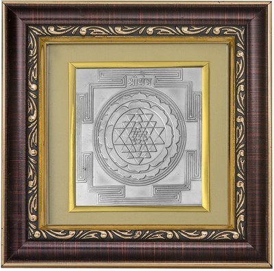 Pray Everyday Shri Yantra Silver Plated Yantra(Pack of 1)