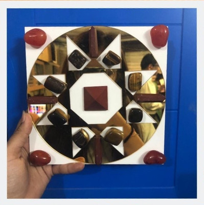 VSP VASTU SAMADHAN 136 CONFIDENCE & COURAGE GRID BUILD SELF CONFIDENCE Crystal Yantra