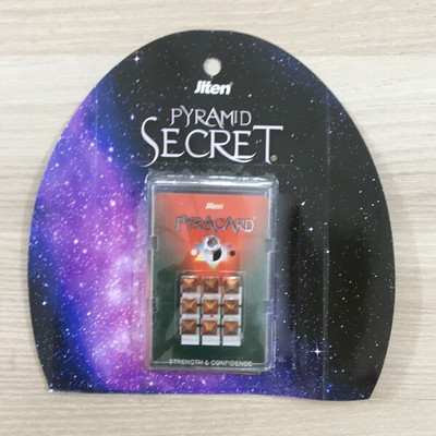 JITEN Strength & Confidence Pyra Card (For Strength and Confidence) Plastic Yantra(Pack of 1)