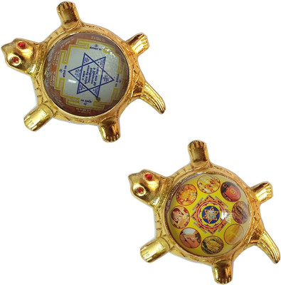 Balaji Traders Balaji Traders - Shri Kuber Yantra And Shri Baglamukhi Yantra Tortoise Aluminium, Glass Yantra(Pack of 2)