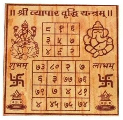 The Himalayan Collections Vyapar Vriddhi Yantra-15 Copper Yantra