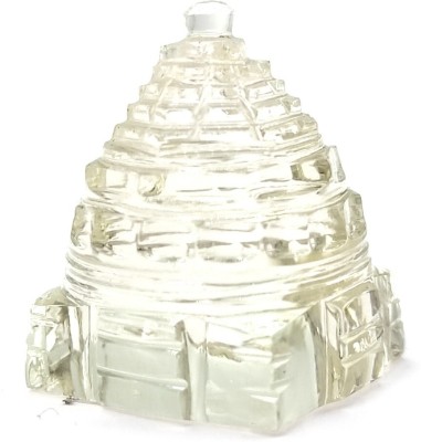 Plus Value Crystal Sphatik Shri Shree Yantra Vastu Remedies ( 18-20 Grams ) Crystal Yantra(Pack of 1)