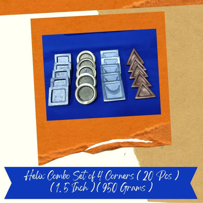 VSP VASTU SAMADHAN VSP VASTU SAMADHAN - 154 VSP HELIX COMBO SET OF 4 CORNERS ( 20 PCS ) Brass, Copper Yantra(Pack of 1)