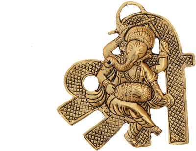 KANISHQ KanishQ Hanging Shree Ganesha Brass Yantra(Pack of 1)