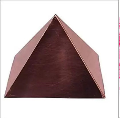 EKiN Vastu Copper Pyramid Plain - 3.5 Inches Yantra (Pack of 1) Copper Yantra