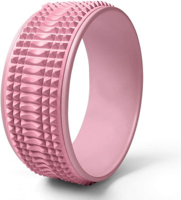 SYADEL Yoga Wheel,3D Floating Massage Yoga Circle Roller for Back Stretch Fitness Yoga Blocks(Multicolor Pack of 1)