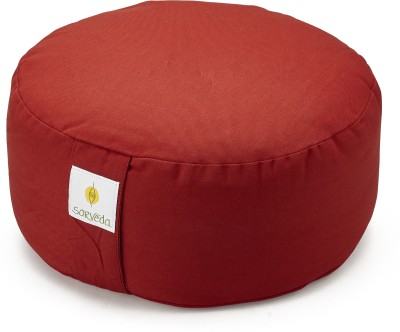 Sarveda Hi-Zafu Meditation Cushion Yoga Blocks(Red Pack of 1)