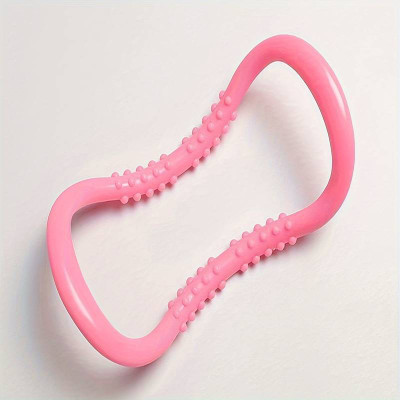 Shopeleven Yoga Ring Pilates Muscle Expander Fascia Workout Pilates Ring Fitness Massager Yoga Blocks(Pink Pack of 1)