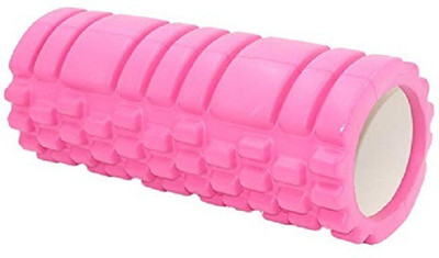 JERN Foam Blocks Massage Roller Stick Hollow Yoga Block Muscle Relaxation Yoga Blocks(Pink Pack of 1)