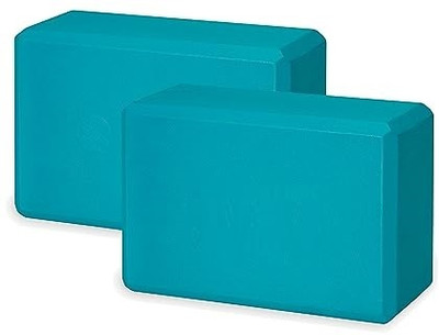 AQUARIUSSTORE Yoga Block Bricks Set of 2 For Exercise Yoga Blocks(Multicolor Pack of 2)