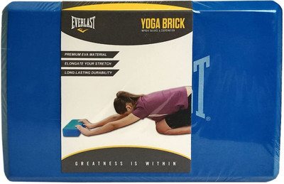 anythingbasic. Yoga Brick | Non-Slip Workout Brick For Improving Poses Yoga Blocks(Blue Pack of 1)