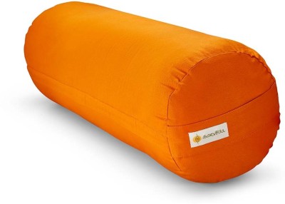 Sarveda Organic Cotton Yoga Bolster Yoga Blocks(Orange Pack of 1)