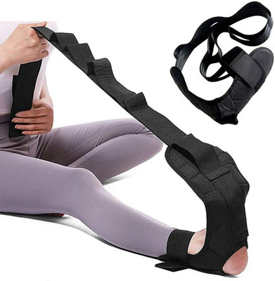 GJSHOP TYR02 Nylon Yoga Strap(Black)