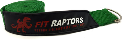 FITRAPTORS DGB-FR-YS-GN Cotton Yoga Strap(Green)