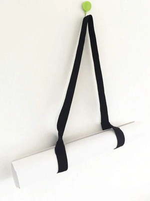 Bikauaa Yoga Mat Strap (Black) Nylon Yoga Strap(Black)
