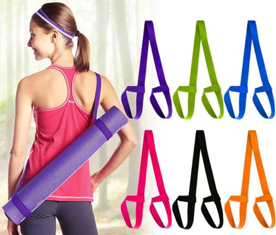 Gmefvr Yoga Mat Carry Strap Multi color pack of 6 Nylon Yoga Strap(Multicolor)