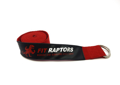 FITRAPTORS DGB-FR-YS-RD Cotton Yoga Strap(Red)