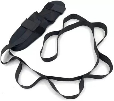 Fitcozi Strap for Stretching Nylon Yoga Strap for Women Men Polyester Yoga Strap(Black)