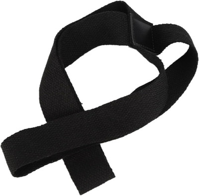 GSI Extra exercise for Workout Yoga Fitness with Yoga Srap 8 Shape Cotton Yoga Strap(Black)