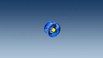 Shivsoft Suspended Wind Spinner(Blue)