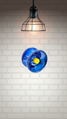 Shivsoft Suspended Wind Spinner(Blue)