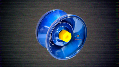Shivsoft Suspended Wind Spinner(Blue)