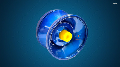Shivsoft Suspended Wind Spinner(Blue)