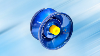 Shivsoft Suspended Wind Spinner(Blue)
