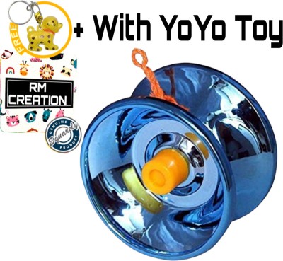 RM CREATION Yo-Yo high Speed (Metal ) With Fine bearing For Kids ( Blue ) Yoyo Holster