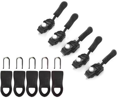 ExcitingDEalz Zipper Replacement Kit Pullers Zips Heads + Instant Fix Screw Zipper Repair Kit Zipper Pull