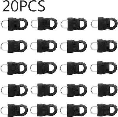 MARMORIS ECOM 20 Pcs Zipper Pulls, Universal Detachable Zipper Puller for Bags, Coat, Purses Zipper Pull